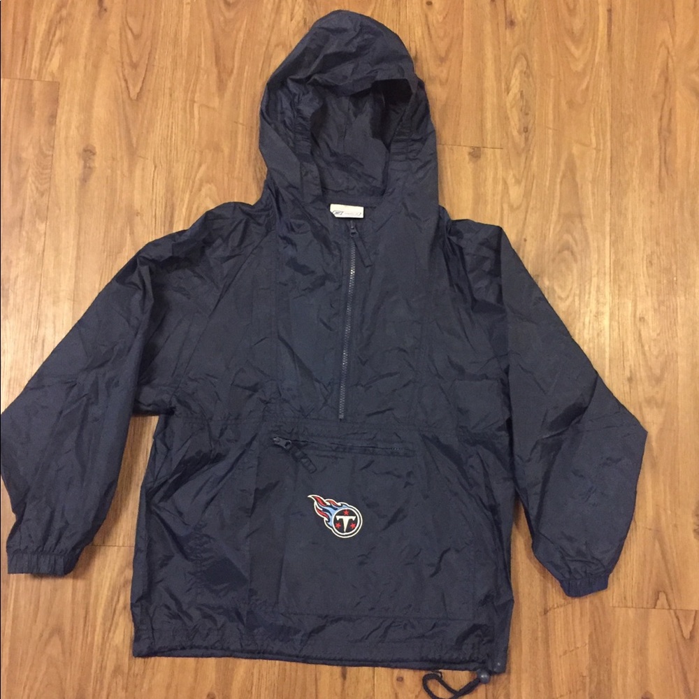 Youth NFL Tennessee Titians Football Windbreaker Jacket size Medium Boys